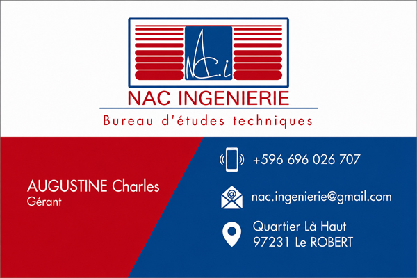 Carte de visite NAC Ingénierie